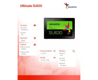ADATA 480GB 2,5" SATA SSD Ultimate SU630 - 474478 - zdjęcie 3